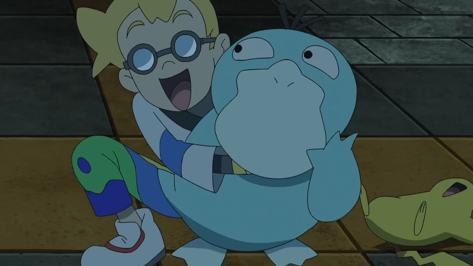 Ash And Goh meet a Shiny Hunter with a Shiny Psyduck! #pokemon #anime