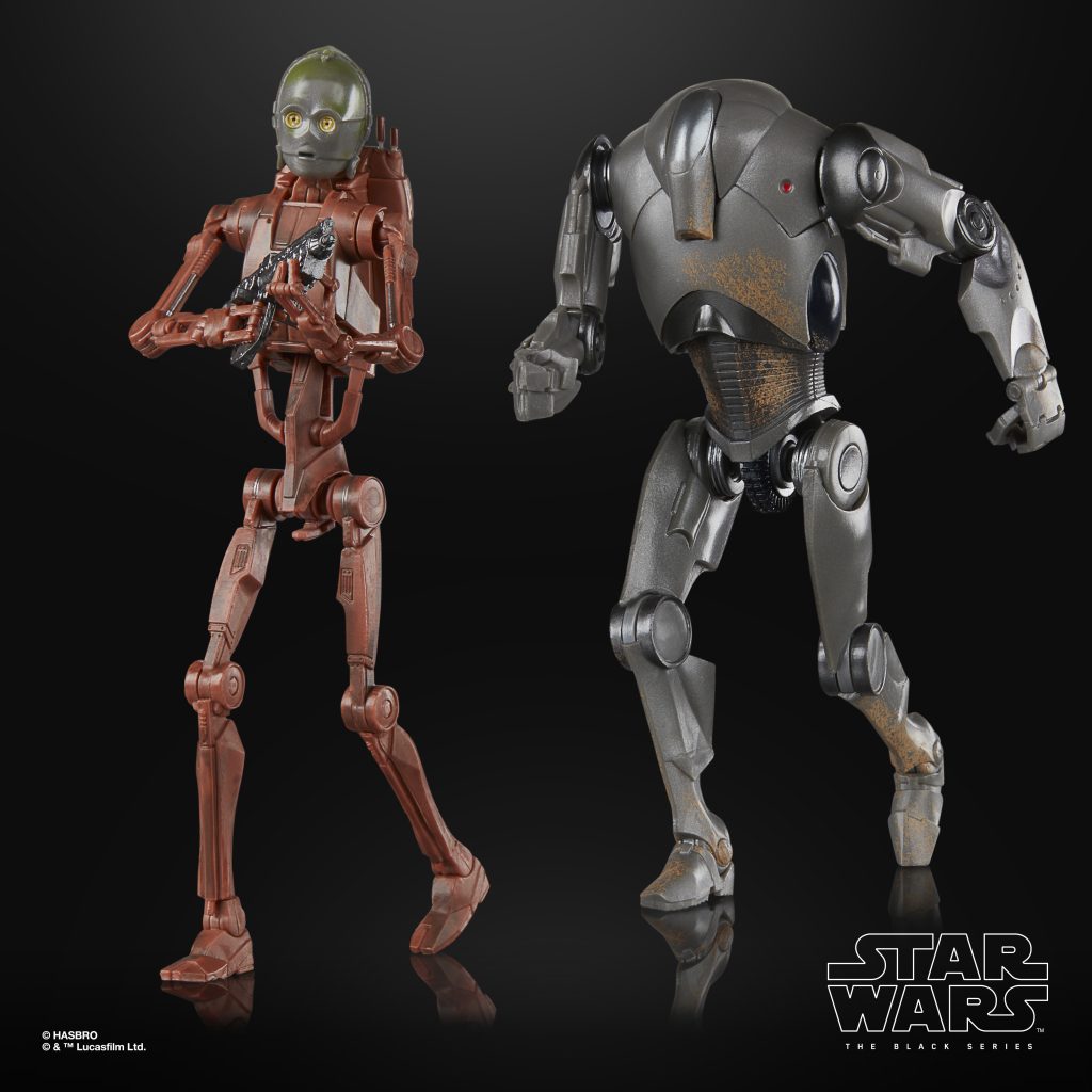 Hasbro Unveils Star Wars Black Series Super Battle Droid and C-3PO Collectible Figures