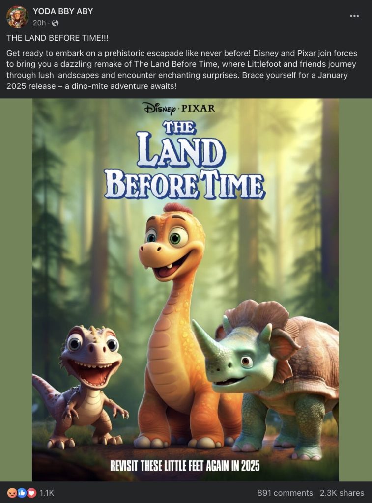 Is Pixar Remaking The Land Before Time?