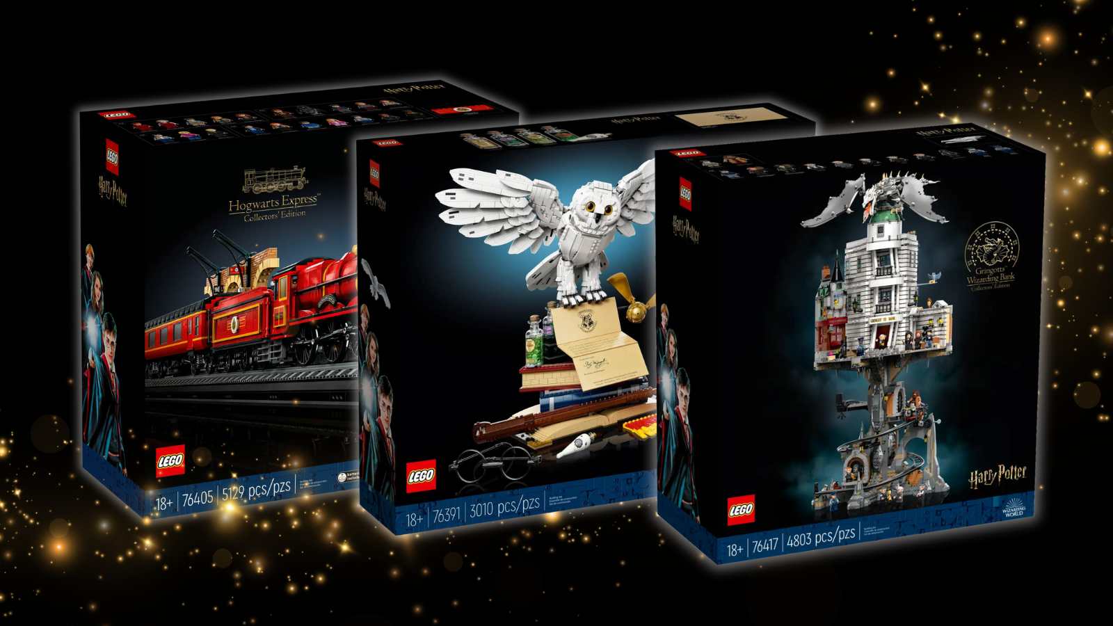 LEGO 76417 Harry Potter Wizarding Gringotts Bank Collector's Edition 4803  Piece