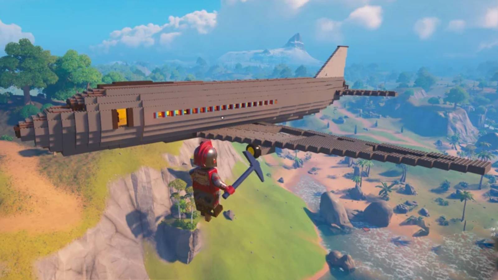 Young LEGO enthusiast takes Fortnite to new heights with ingenious in-game plane creation