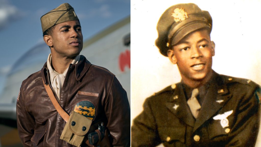 Branden Cook in Masters of the Air and Alexander Jefferson in real life