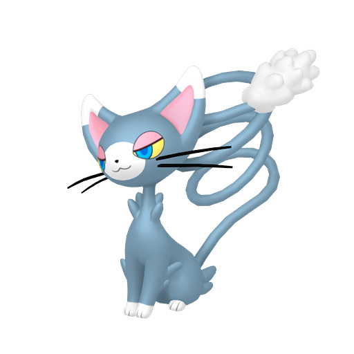 Modèle 3D de Pokémon Go Glameow