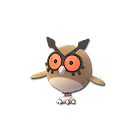 Pokémon Go Hoothoot 3D-Modell