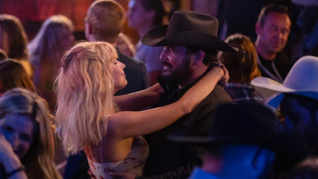 Beth and Rip in Tall Drink of Water in Yellowstone