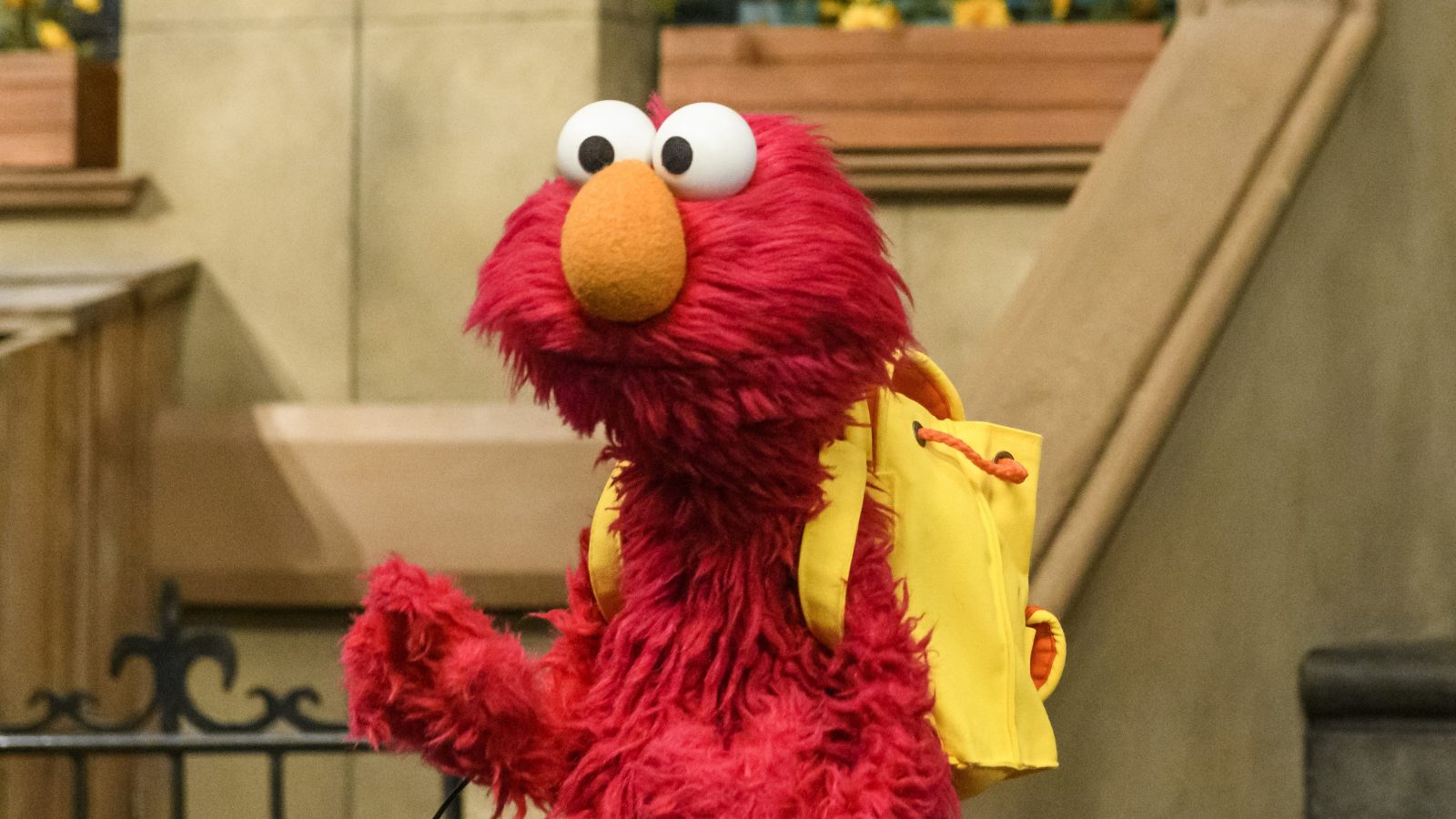 Elmo traumatized after checking in with the internet