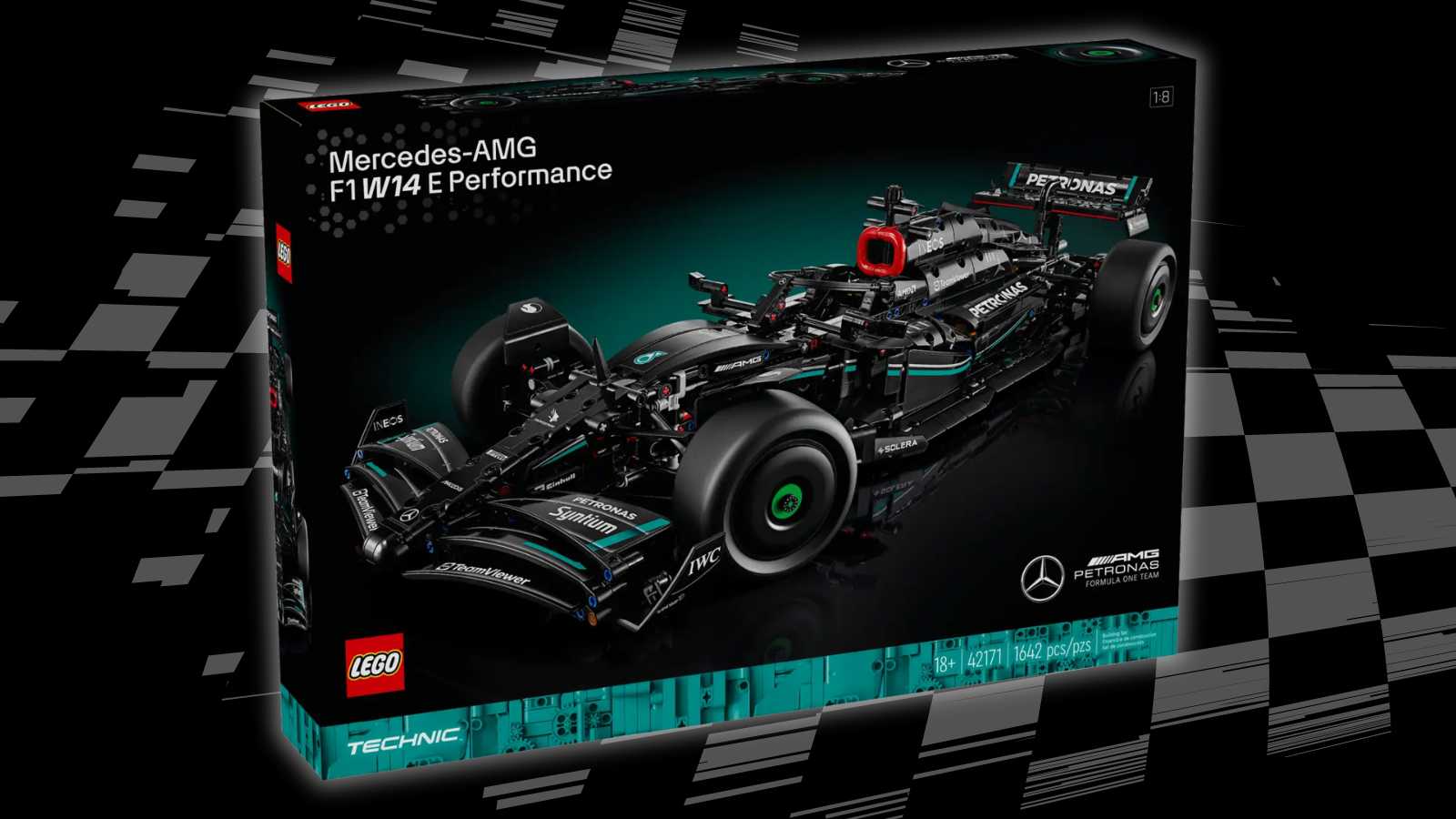 Гоночный автомобиль Mercedes-AMG F1 W14 LEGO Technic представлен поклонникам Формулы-1