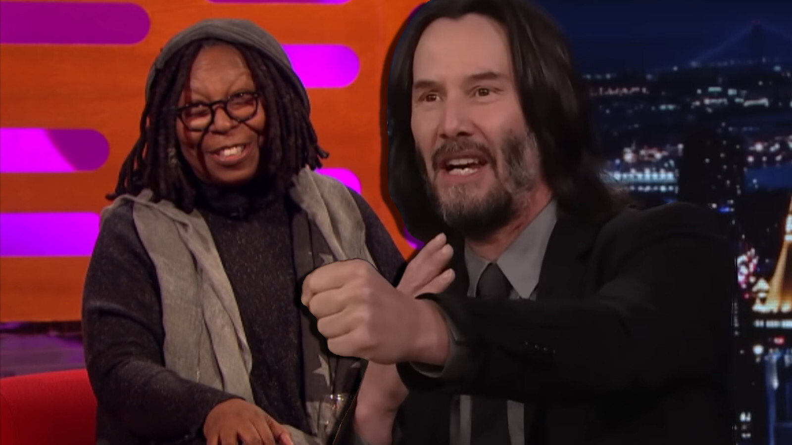 Did Keanu Reeves insult Whoopi Goldberg and refuse to give her an award? - Dexerto