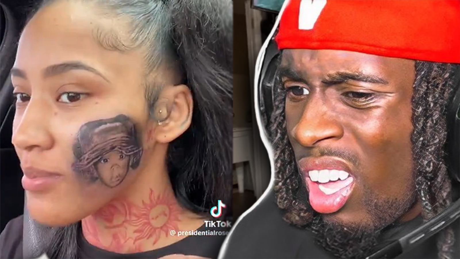 Chrisean Rock Gets a Massive Blueface Tattoo on Her Face - XXL