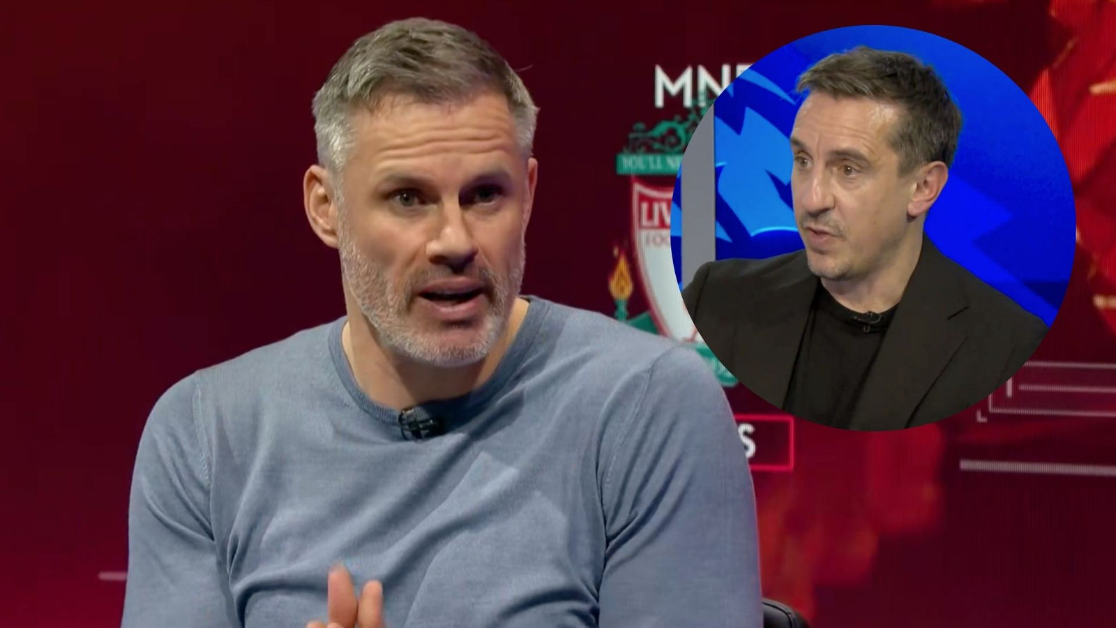 Jamie Carragher accuses Gary Neville of staging viral Manchester United ...