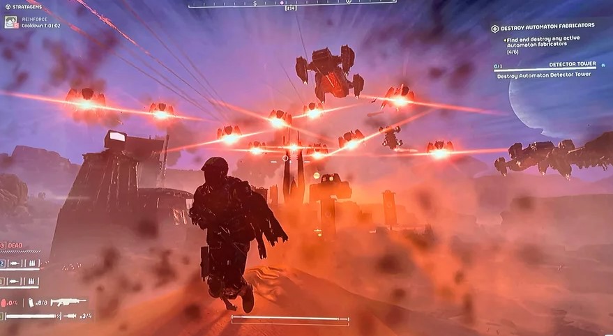 Игроки Helldivers 2 в ужасе от внезапного добавления новых врагов-автоматов