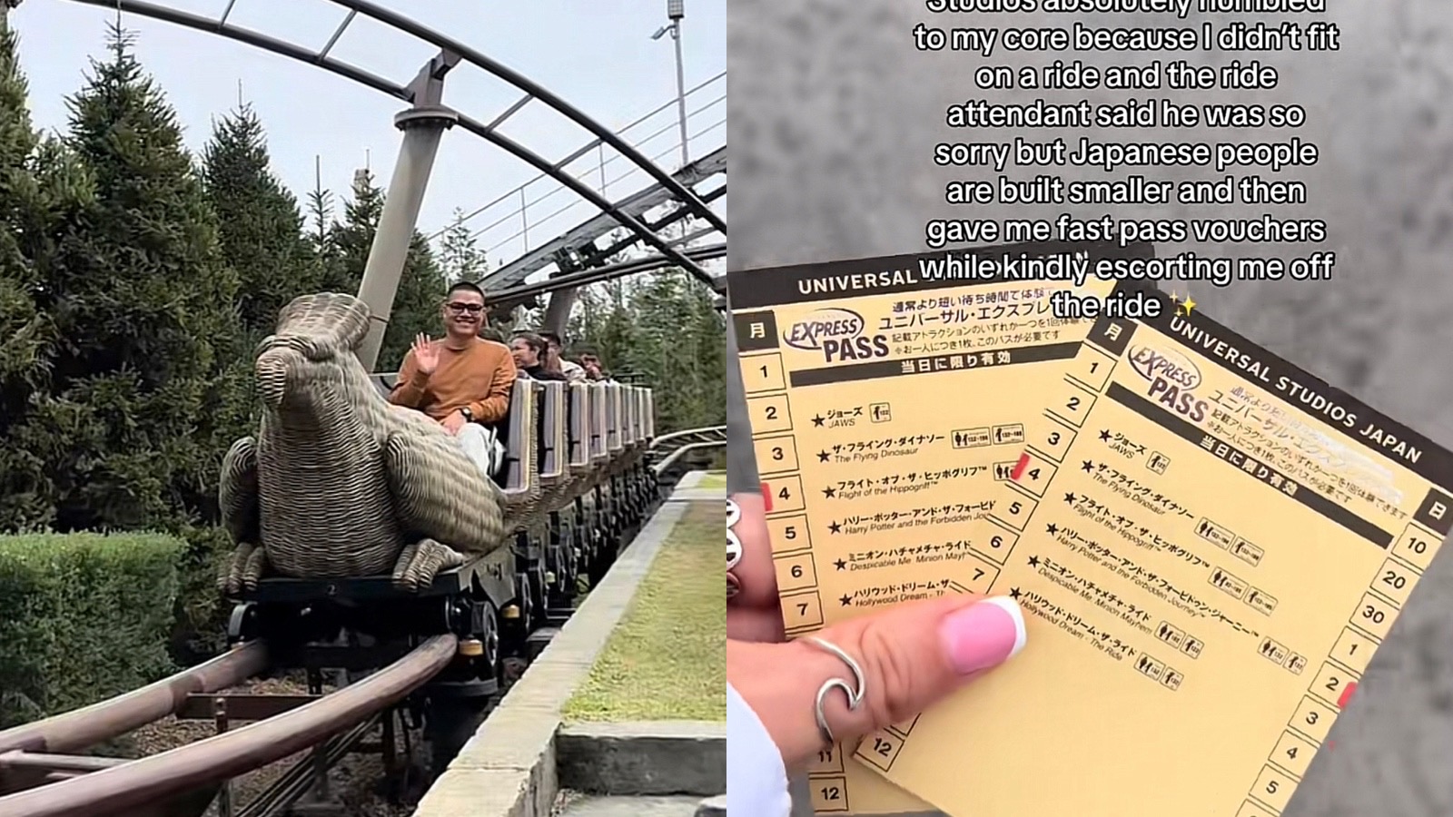 Woman “humbled” after told she’s too big for roller coaster at Universal Studios Japan - Dexerto