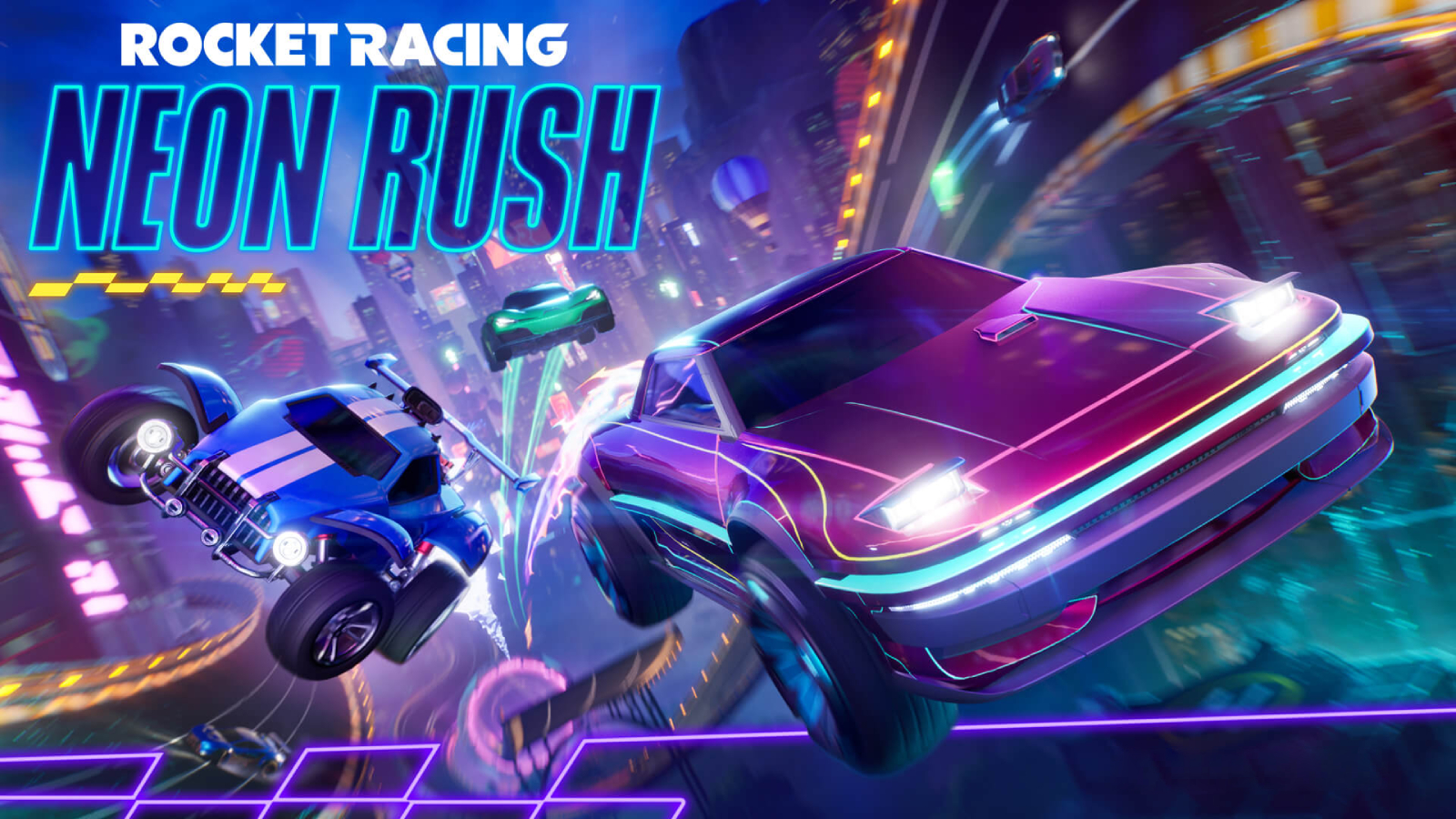 Примечания к патчу Neon Rush 1-го сезона Fortnite Rocket Racing: новые трассы, автомобили, набор квестов и многое другое