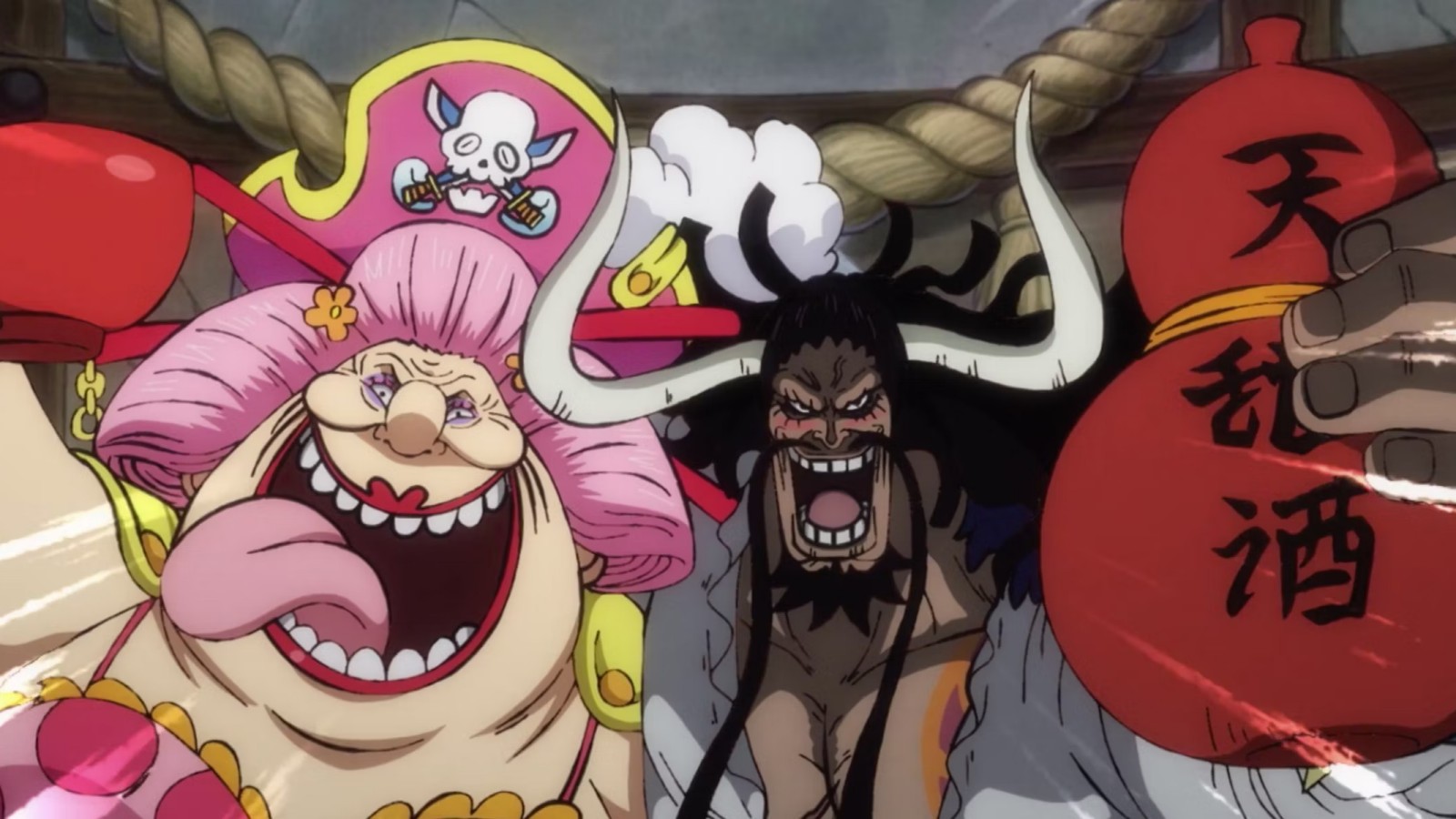 Поклонники One Piece не могут пройти мимо нового арта Кайдо и Большой Мамочки.