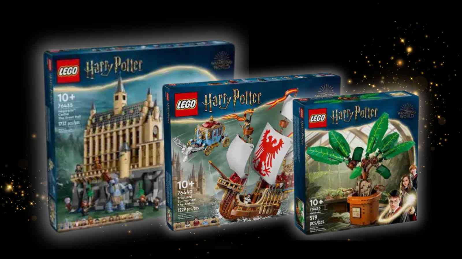 Выпущены новые наборы LEGO Harry Potter: Большой зал, Мандрагора и многое другое.
