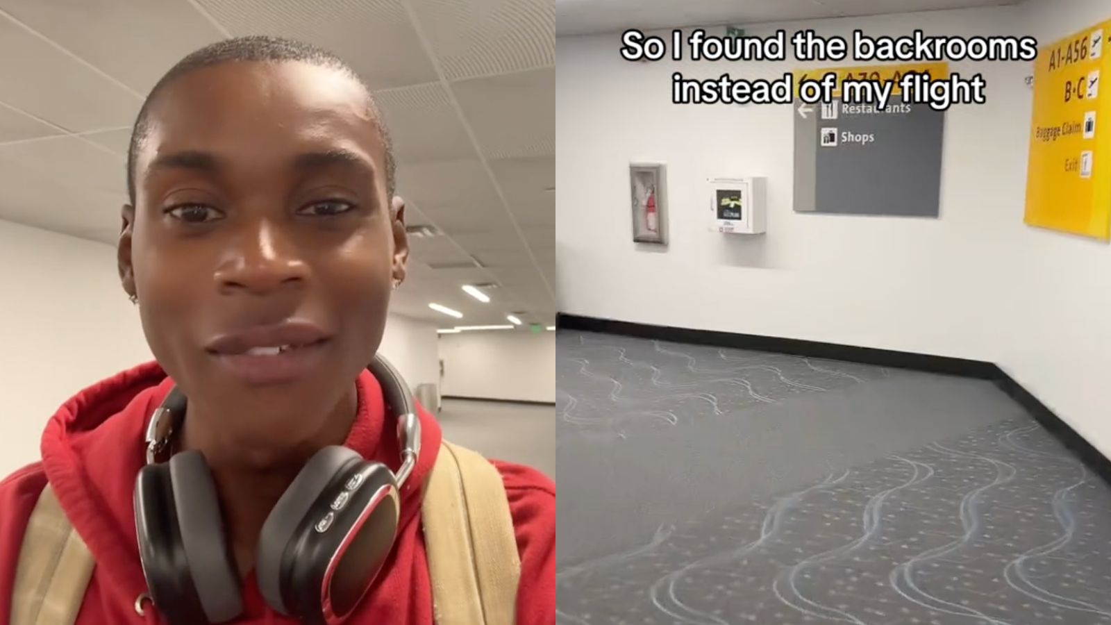 Man goes viral after discovering “haunted” back rooms at Denver airport