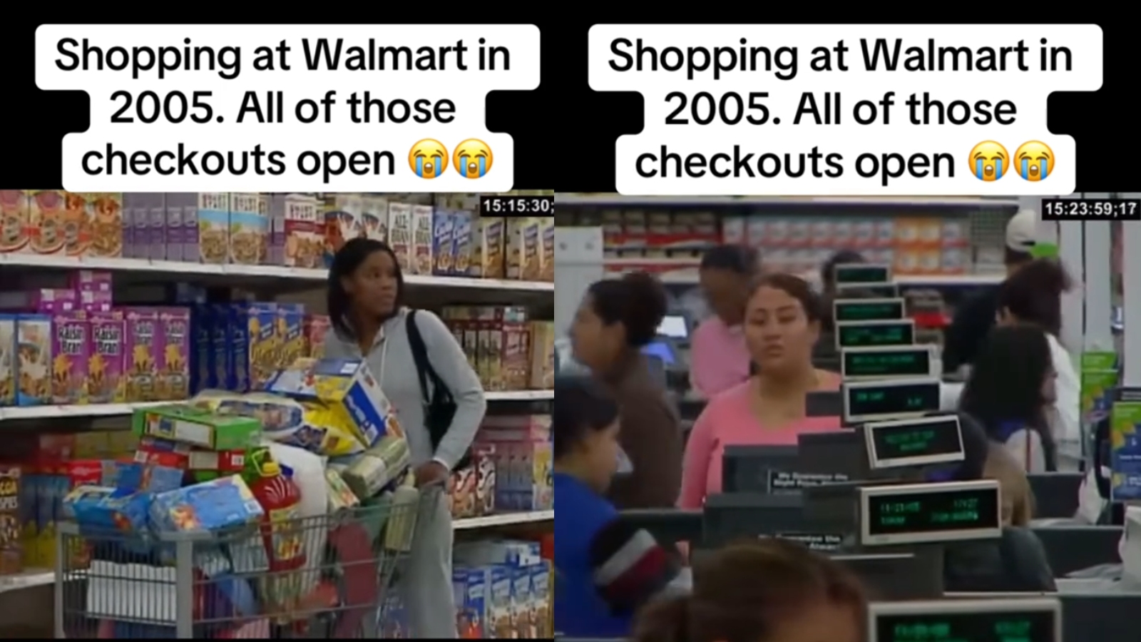 People feeling “nostalgic” after video shows what shopping at Walmart was like 20 years ago