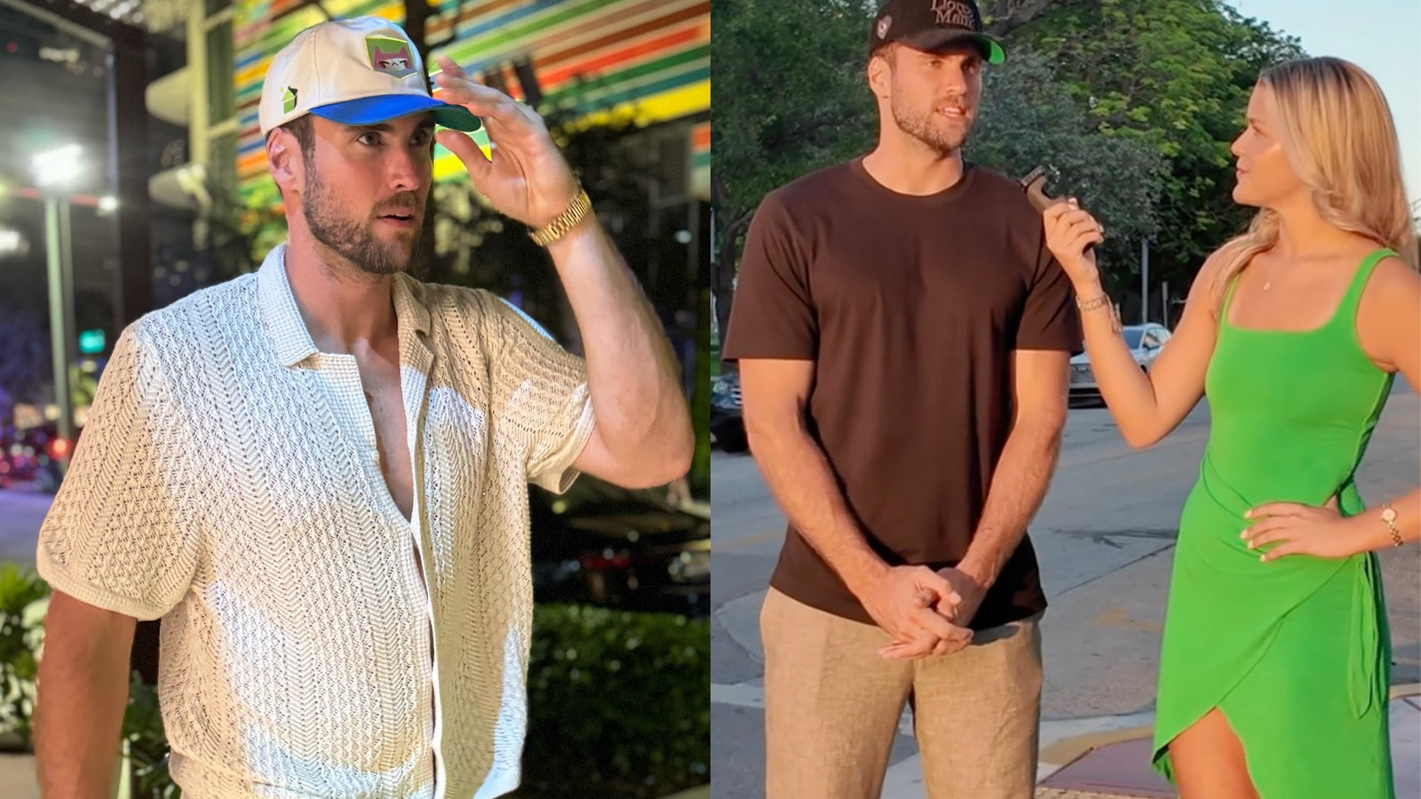 Who is Tyler Bergantino on TikTok? 6’9″ man goes viral after interview leads to date