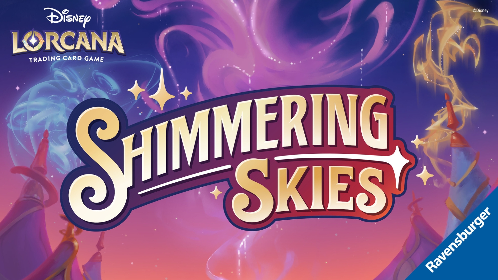 Раскрыта Disney Lorcana Shimmering Skies: дата выхода, новые стартовые колоды и многое другое