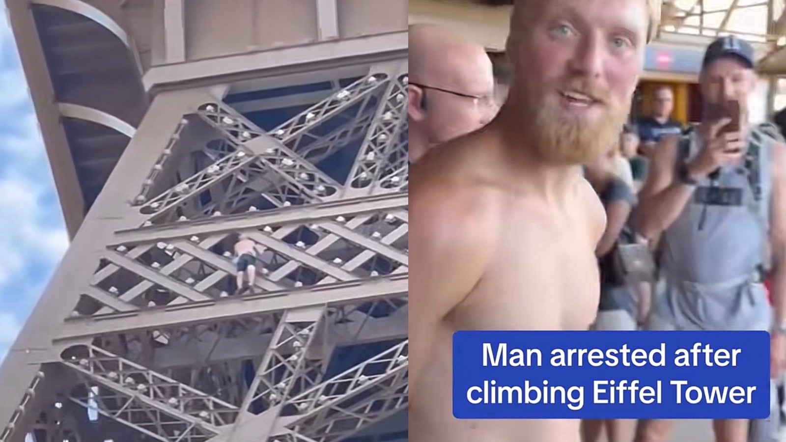 British Spider-Man” arrested after scaling Eiffel Tower during Olympics -  Dexerto