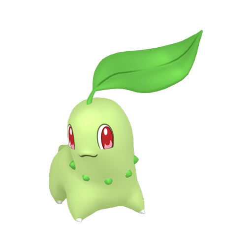 Chikorita Pokémon BDSP modèle 3D