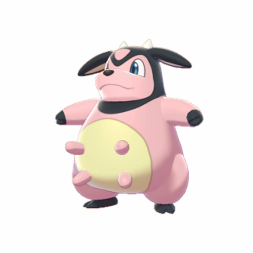 Modello 3D di Miltank Pokémon BDSP