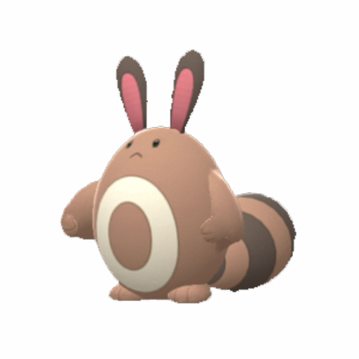 Gecentreerd Pokémon BDSP 3D-model