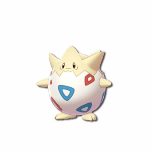 Togepi Pokémon BDSP 3D-model