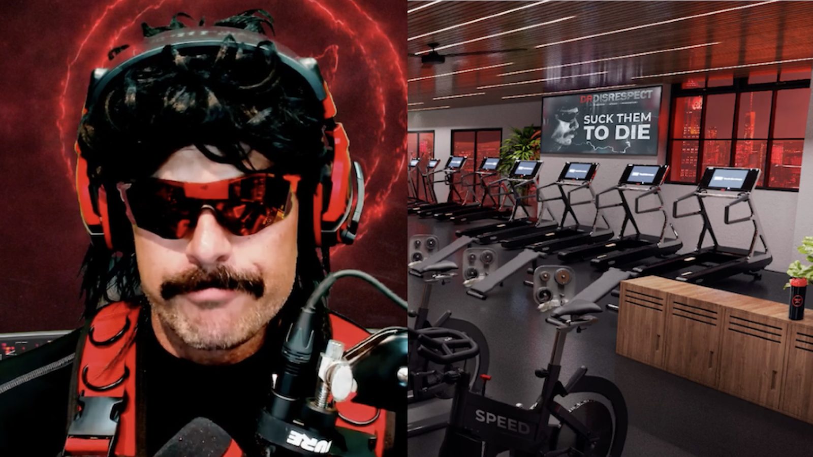Dr Disrespect reveals Champions Club gym with hilarious speech for  'pathetic lifters' - Dexerto