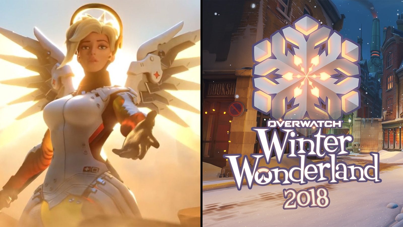 Check out Mercy’s sweet new skin for Overwatch’s Winter Wonderland