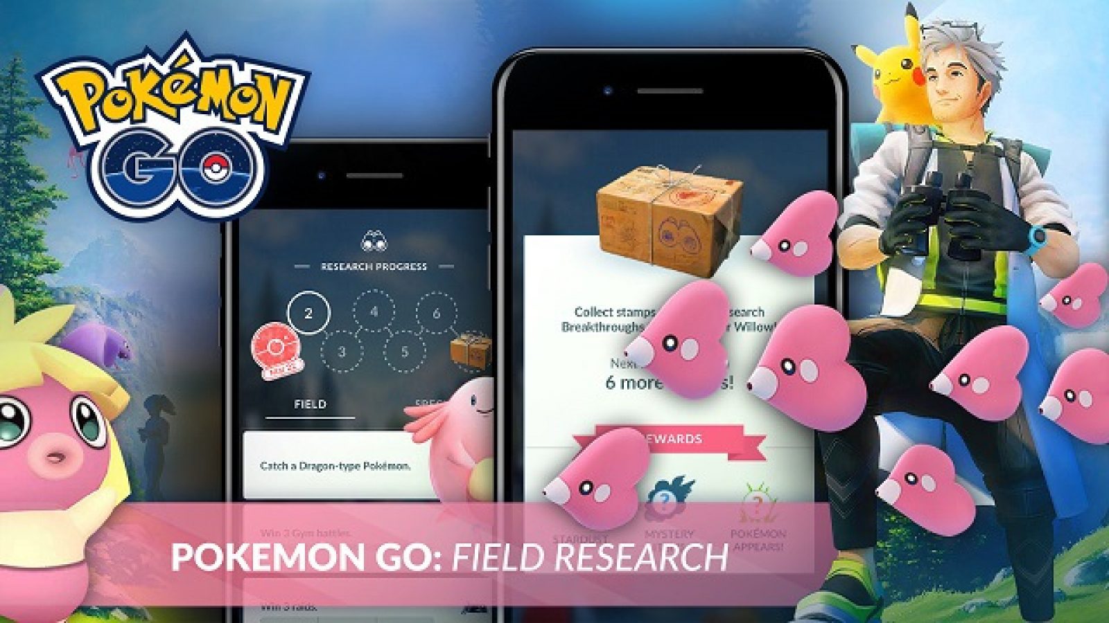 Pokemon Go Field Research Tasks for Valentine’s Event Luvdisc