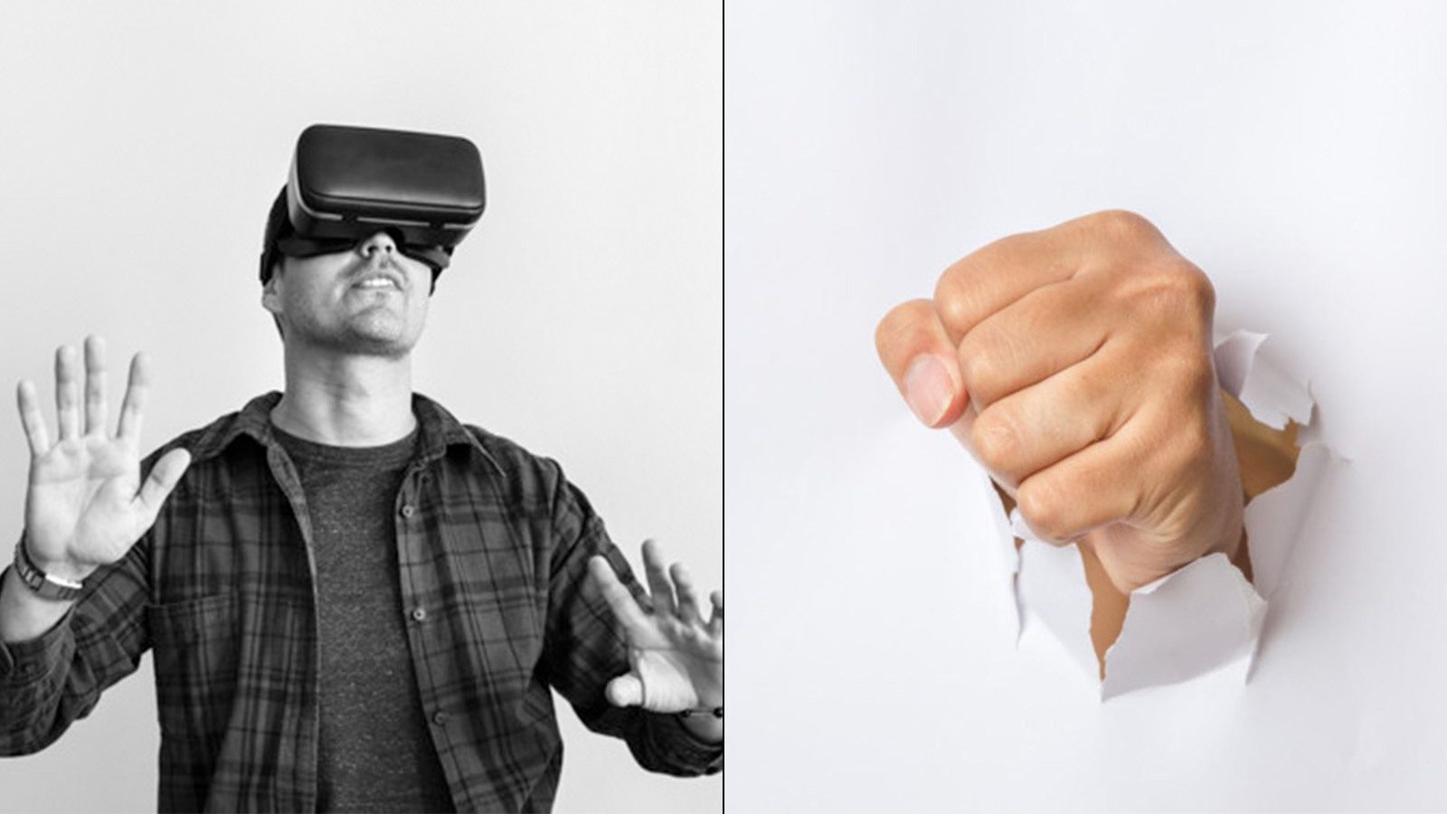 Twitch streamer accidentally punches wall during VR game Dexerto