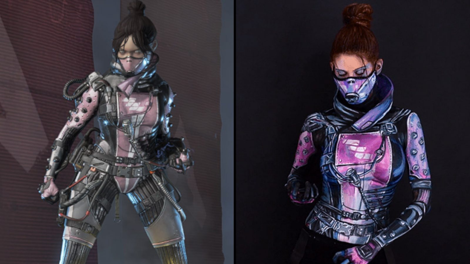 Bodypainter Brings Apex Legends Wraith To Life With Incredible Cosplay