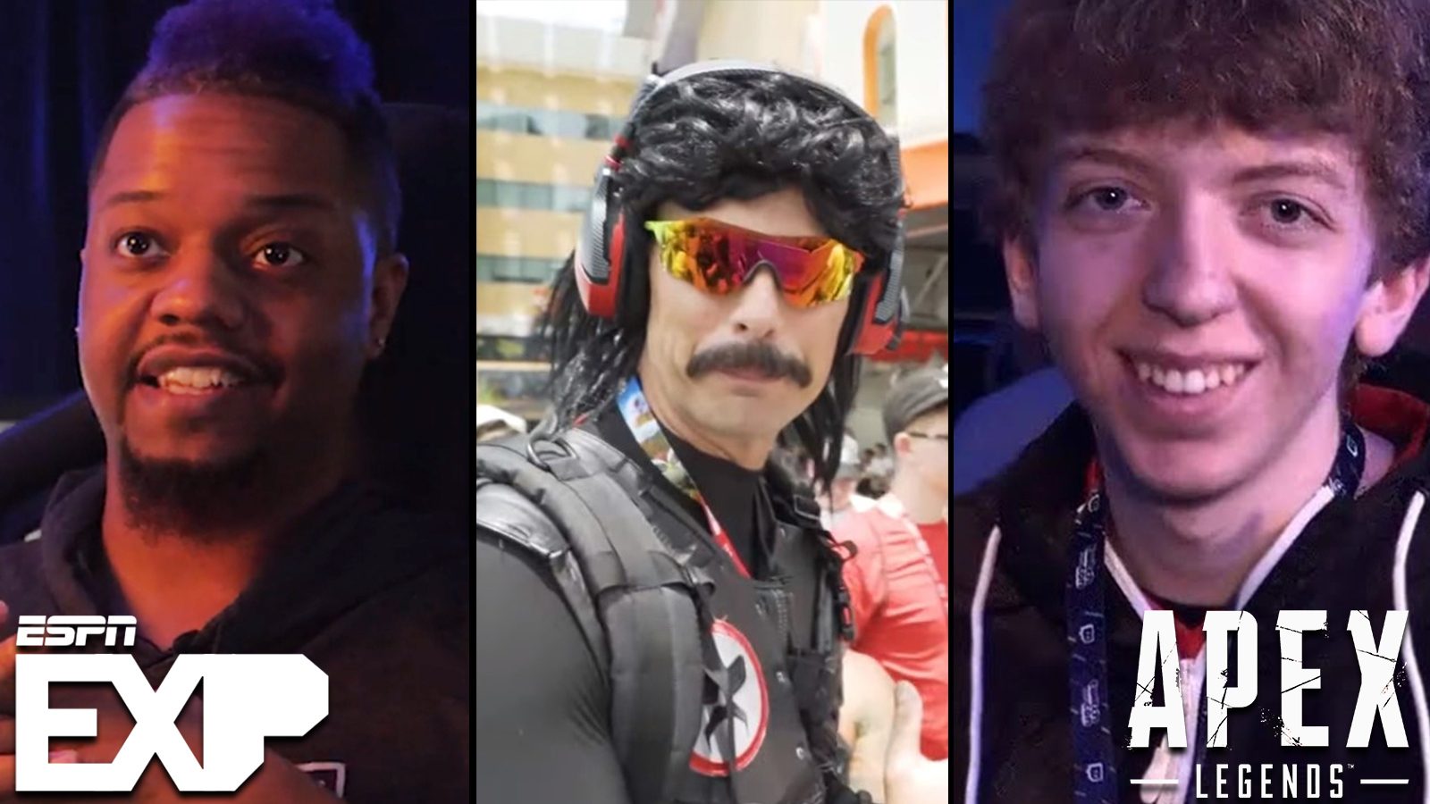 All Espn Apex Legends Exp Pro Am Participants Dr Disrespect Dizzy