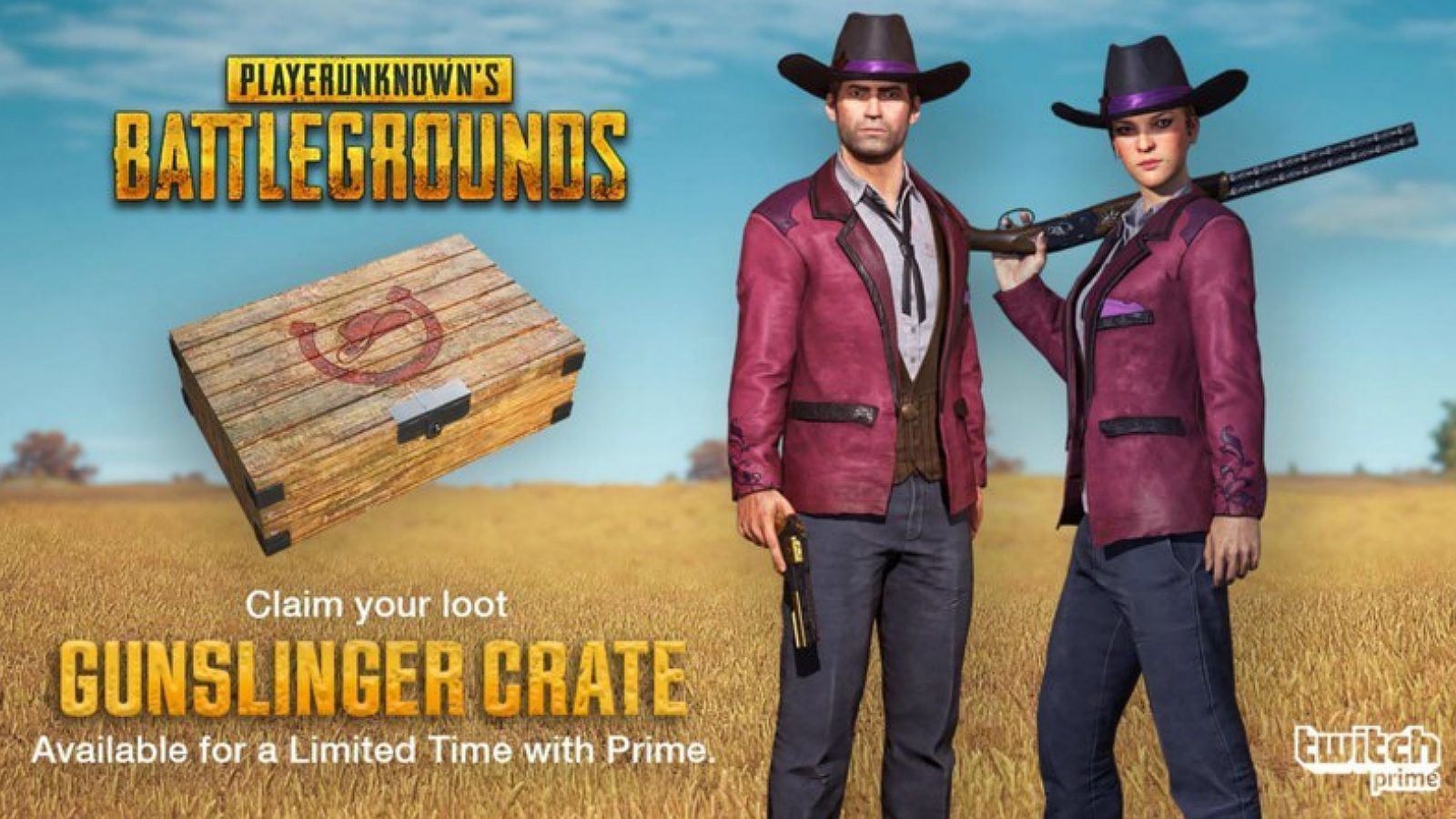 How to get free Cowboy loot in PUBG with Twitch Prime - Dexerto