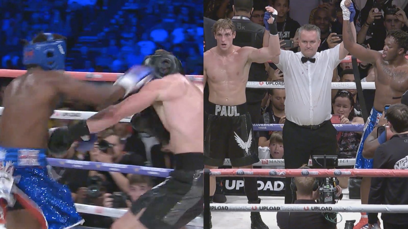 Scoreboard for Punches Landed in KSI vs Logan Paul Fight Shows a