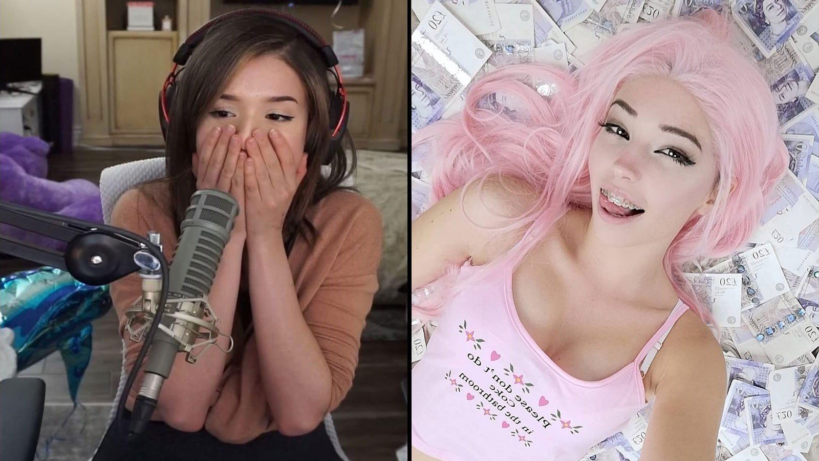 of her life after deciding to take a peek at Belle Delphine's NSFW...
