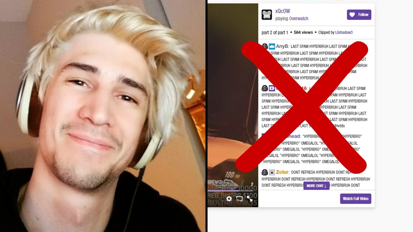 xQc - bruh